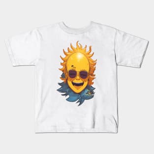 Shiny Sun head Kids T-Shirt